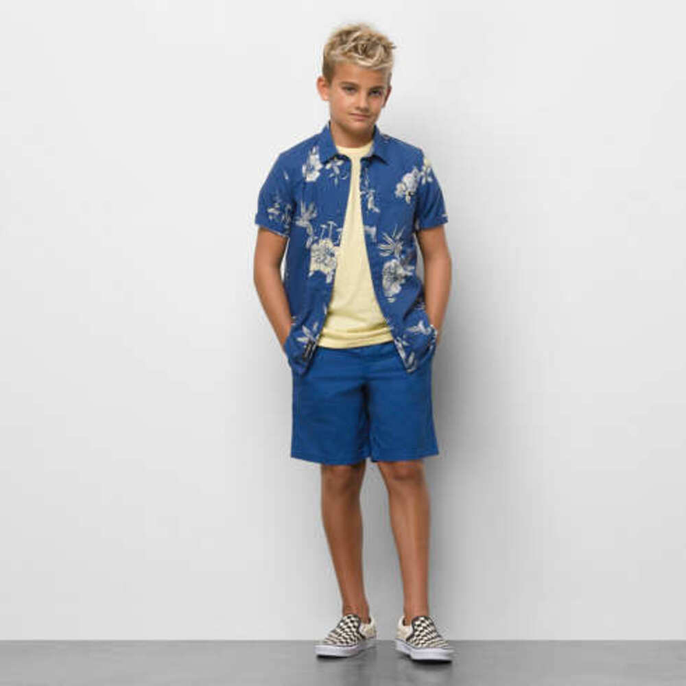 Vans Boys Range Elastic Waist Shorts II (Big Kids) Limoges XL (US 29-30 Big Kid)